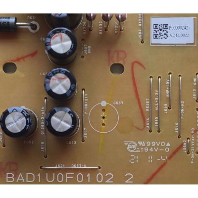 FUENTE DE PODER PARA TV PHILIPS / NUMERO DE PARTE AD1U0022 / BAD1U0F0102 2 / P000002427 / MODELO 50PFL5806/F7 D	 - Imagen 2